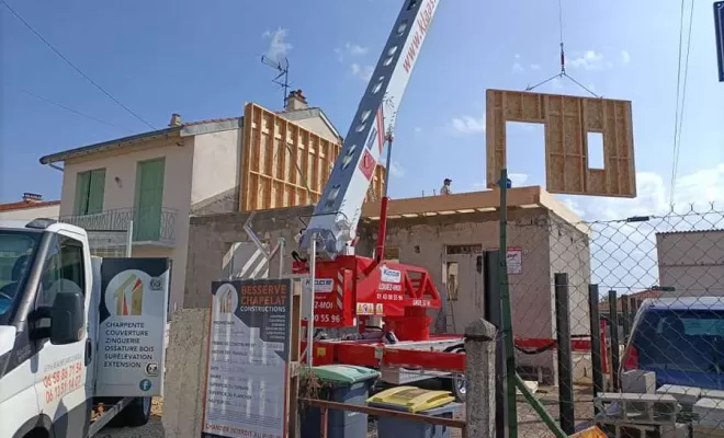 Travaux ossature bois, Clermont-Ferrand, Besserve Chapelat Constructions